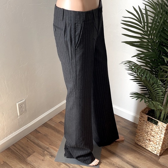 Theory Wool Pinstripe Suitable Pants Sz 6 - Picture 5 of 16
